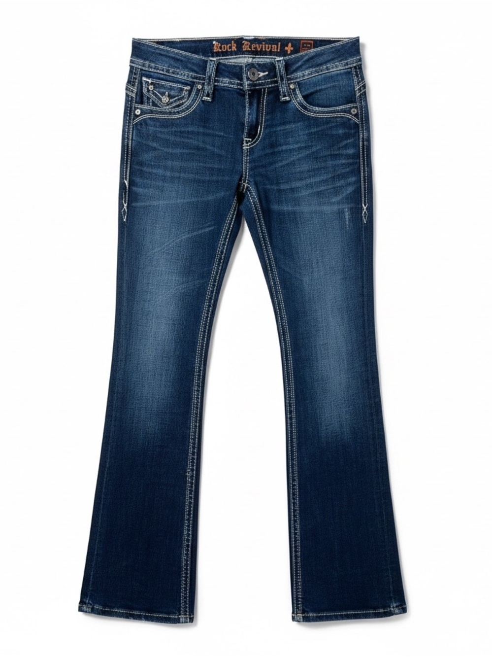 Rock Revival Heather Boot Cut Jeans
Women’s Size 30 | Medium Wash | EUC